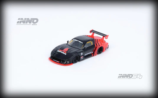 Mazda LBWK RX7 (FD3S) LB Super Silhouette *Advan Livery* Black/Red INNO64 Models 1:64