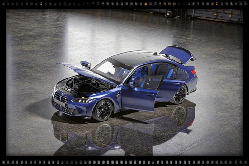 Chargez l'image dans la visionneuse de la galerie, Bmw M3 2024 BLEU MAT MÉTALLIQUE MINICHAMPS 1:18
