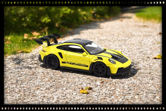 Porsche 911 GT3 RS 2022 Yellow/Black with Black Jet-car decals  NOREV 1:43