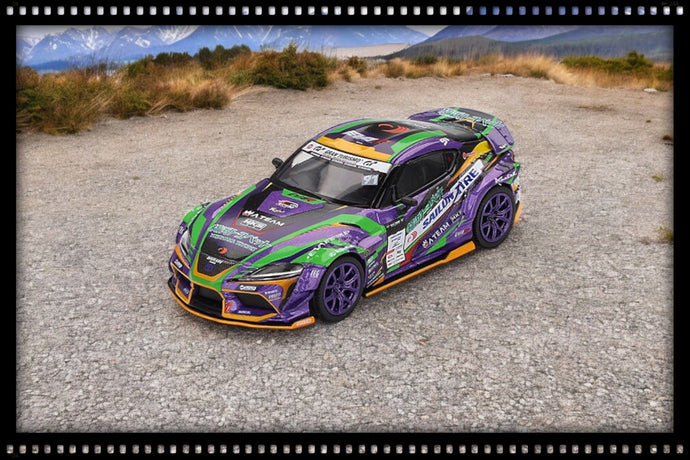 Toyota GR SUPRA KUHL D1GP EVANGELION RACING 2021 (LHD) MINI GT 1:64