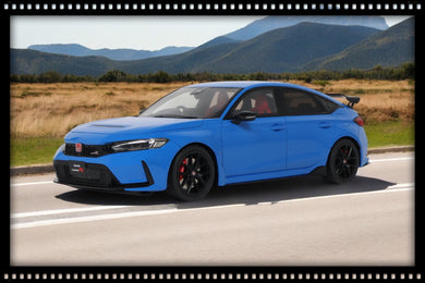 Honda CIVIC TYPE R RACING/BOOST BLEU 2022 OTTOmobile 1:18