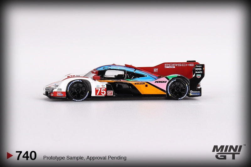 Load image into Gallery viewer, WORLDWIDE LIMITED EDITION OF 3000PCS SET OF 3 PORSCHE 963 PENSKE MOTORSPORT #5 / #6 / #75 24H LE MANS 2023 MINI GT 1:64
