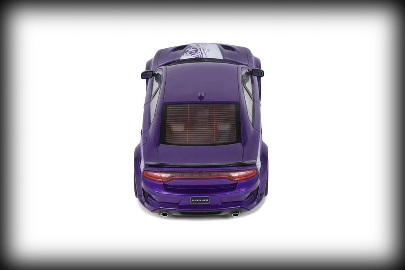 Chargez l&#39;image dans la visionneuse de la galerie, Dodge CHARGER SUPER BEE 2023 PLUM CRAZY GT SPIRIT 1:18
