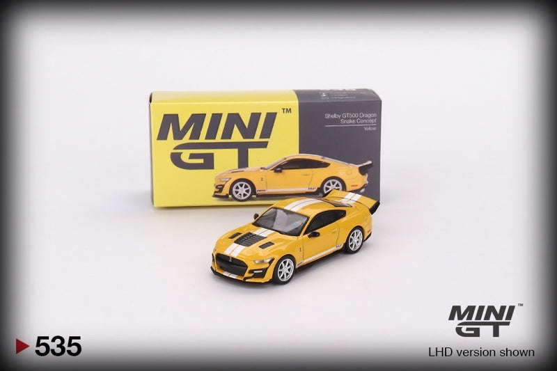 Laad de afbeelding in de Gallery-viewer, Ford Mustang Shelby GT500 Dragon Snake Concept (LHD) MINI GT 1:64
