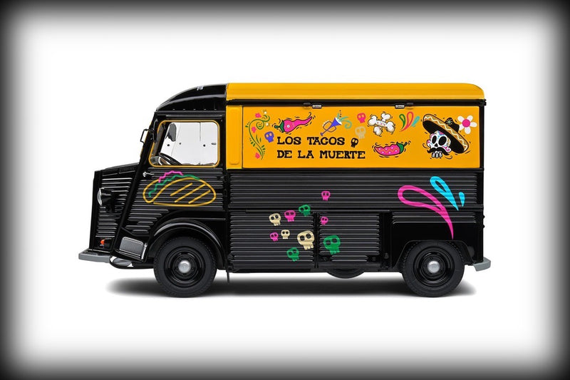 Load image into Gallery viewer, Citroën TYPE HY LOS TACOS DE LA MUERTE 1969 SOLIDO 1:18

