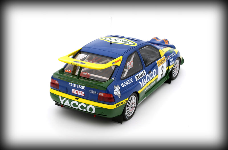 Load image into Gallery viewer, Ford ESCORT RS COSWORTH BLUE P. BERNARDINI RALLYE MONTE CARLO 1996 OTTOmobile 1:18

