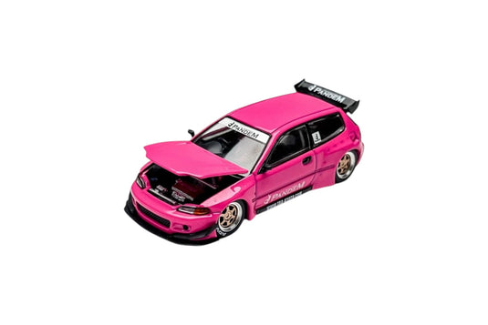 HONDA PANDEM CIVIC EG6 ROSE POP RACE 1:64