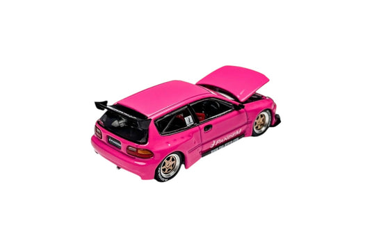 HONDA PANDEM CIVIC EG6 ROSE POP RACE 1:64