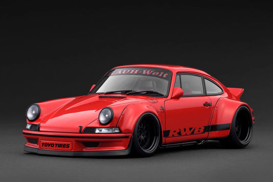 Porsche RWB Backdate Rood IGNITION MODEL 1:18