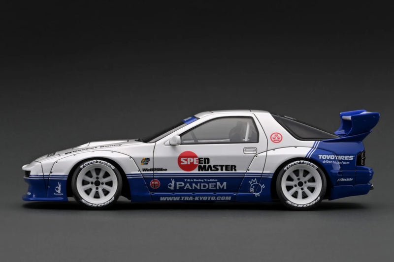 MAZDA PANDEM RX-7 (FC3S) WHITE/BLUE IGNITION MODEL 1:18 – Exclusive ...