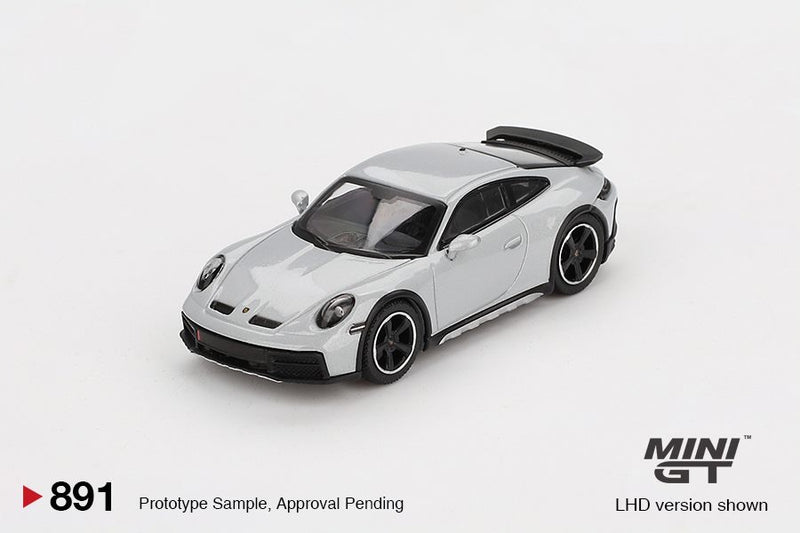 Load image into Gallery viewer, Porsche 911 (992) DAKAR ICE GRAY METALLIC 2023 (LHD) MINI GT 1:64
