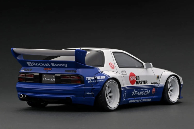 MAZDA PANDEM RX-7 (FC3S) WHITE/BLUE IGNITION MODEL 1:18 – Exclusive ...