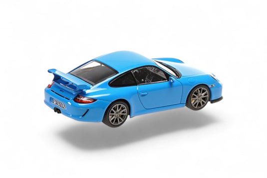 Porsche 911 GT3 2009 BLAUW SPECIALE DOOS ‼️BEPERKTE EDITIE 525 stuks‼️ MINICHAMPS 1:43