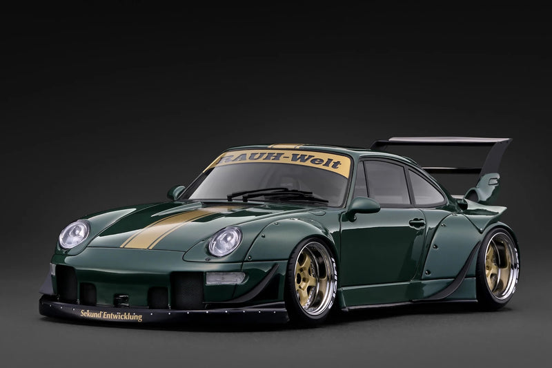 Chargez l'image dans la visionneuse de la galerie, PORSCHE RWB 993 VERT IGNITION MODEL 1:18
