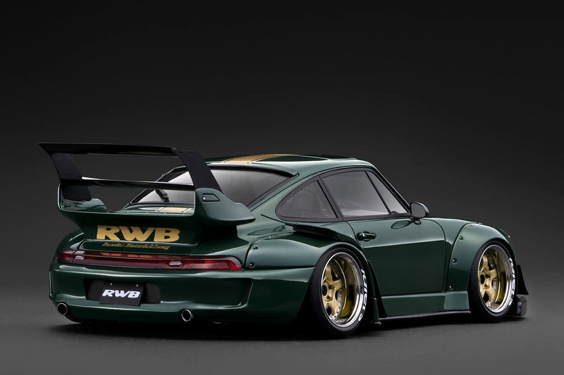 Chargez l'image dans la visionneuse de la galerie, PORSCHE RWB 993 VERT IGNITION MODEL 1:18
