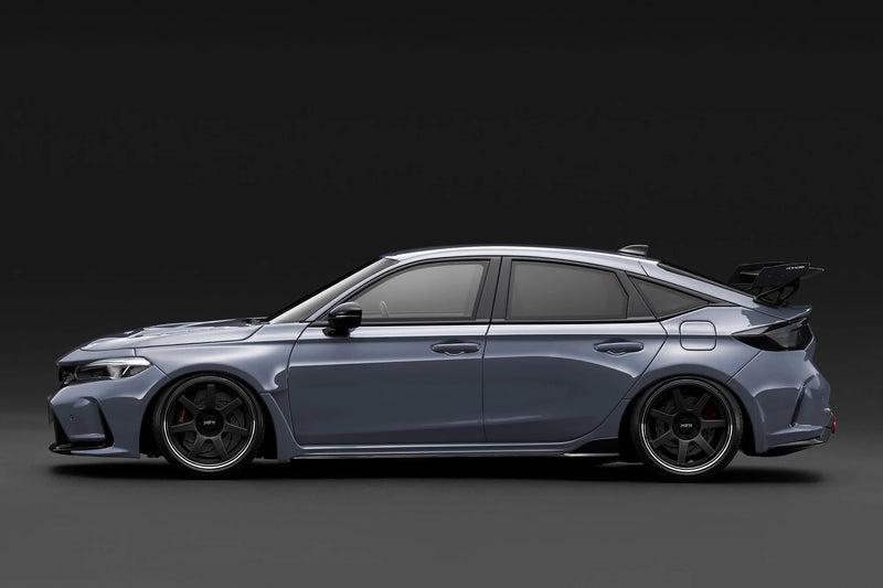 Chargez l'image dans la visionneuse de la galerie, HONDA CIVIC TYPE-R J'S RACING (FL5) GRIS IGNITION MODEL 1:18

