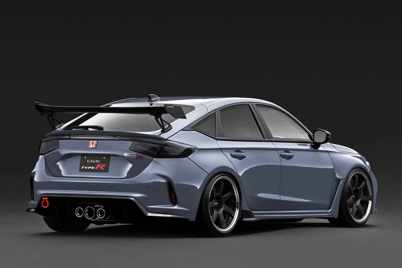 Chargez l'image dans la visionneuse de la galerie, HONDA CIVIC TYPE-R J'S RACING (FL5) GRIS IGNITION MODEL 1:18
