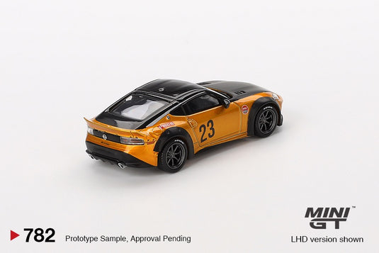 Nissan 400Z LB NATION WORKS GOLD 2024 (RHD) MINI GT 1:64