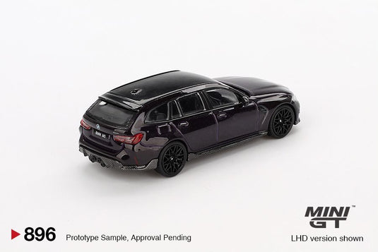 Bmw M3 TOURING (G81) PERFORMANCE DAYTONA 2024 Violet (LHD) MINI GT 1:64