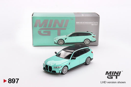 Bmw M3 TOURING (G81) M PERFORMANCE VERT MENTHE 2022 (LHD) MINI GT 1:64