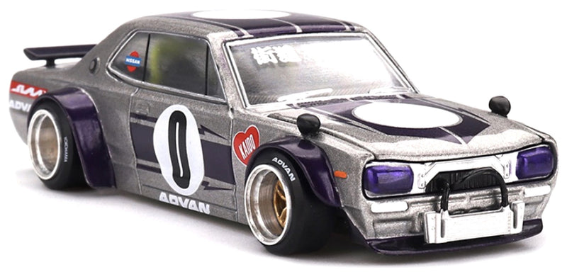 Chargez l&#39;image dans la visionneuse de la galerie, Nissan SKYLINE GT-R (KPGC10) KAIDO WORKS V1 1969 Kaido*House MINI GT 1:64
