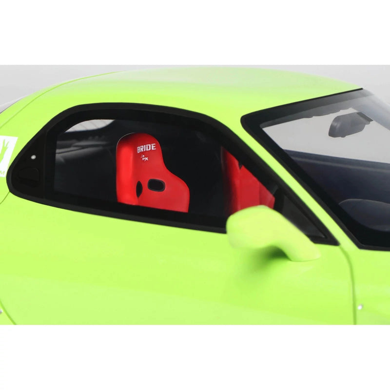 Laad de afbeelding in de Gallery-viewer, Mazda RX7 (FD3S) ROCKET BUNNY AERO (V1) PARELGROEN 2015 OTTOmobile 1:18
