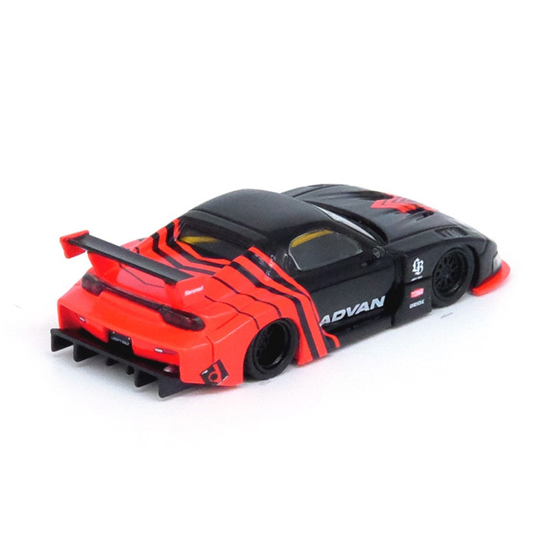 Load image into Gallery viewer, Mazda LBWK RX7 (FD3S) LB Super Silhouette *Advan Livery* Black/Red INNO64 Models 1:64
