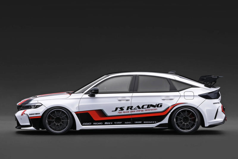 Load image into Gallery viewer, HONDA CIVIC TYPE-R J'S RACING (FL5) WHITE IGNITION MODEL 1:18
