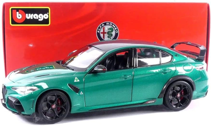 Laad de afbeelding in de Gallery-viewer, Alfa Romeo GIULIA GTAM 2020 Groen BBURAGO 1:18
