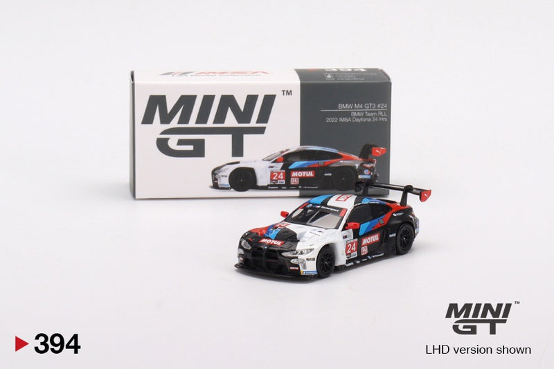 Laad de afbeelding in de Gallery-viewer, BMW M4 GT3 #24 TEAM RLL IMSA 24H DAYTONA 2022 MINI GT 1:64
