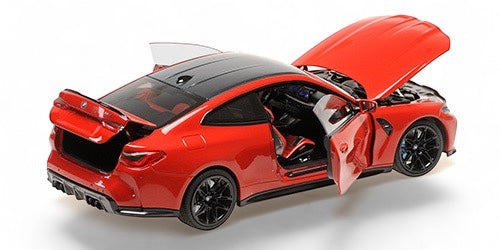 Bmw M4 2024 ROUGE MÉTALLIQUE MINICHAMPS 1:18