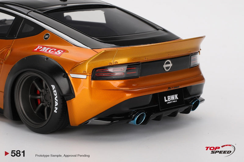 Load image into Gallery viewer, Nissan 400Z LB NATION WORKS GOLD 2024 TOP SPEED 1:18
