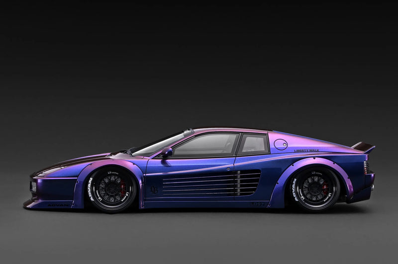 Chargez l'image dans la visionneuse de la galerie, FERRARI LB-WORKS 512 VIOLET IGNITION MODEL 1:18

