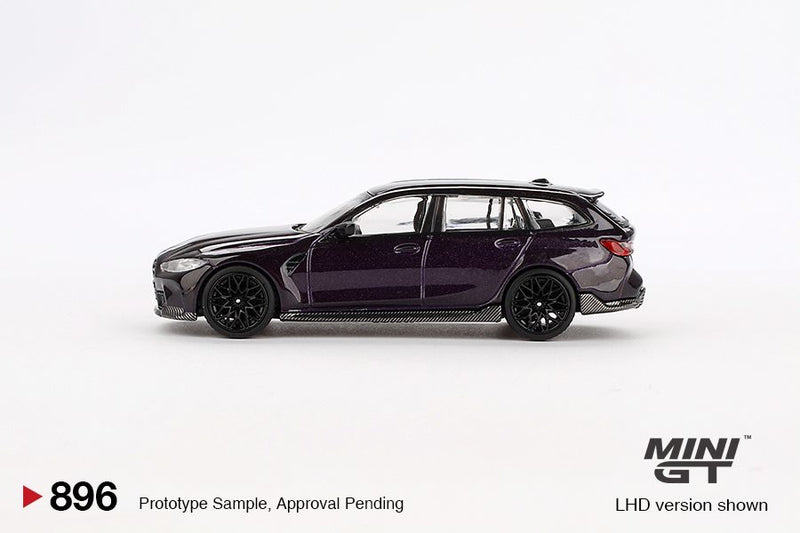 Chargez l&#39;image dans la visionneuse de la galerie, Bmw M3 TOURING (G81) PERFORMANCE DAYTONA 2024 Violet (LHD) MINI GT 1:64
