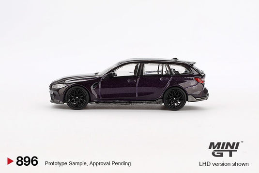 Bmw M3 TOURING (G81) PERFORMANCE DAYTONA 2024 Violet (LHD) MINI GT 1:64