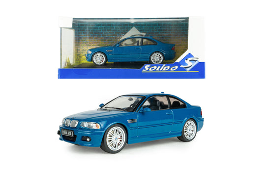 BMW M3 COUPE LAGUNA SECA BLUE 2000 SOLIDO 1:43