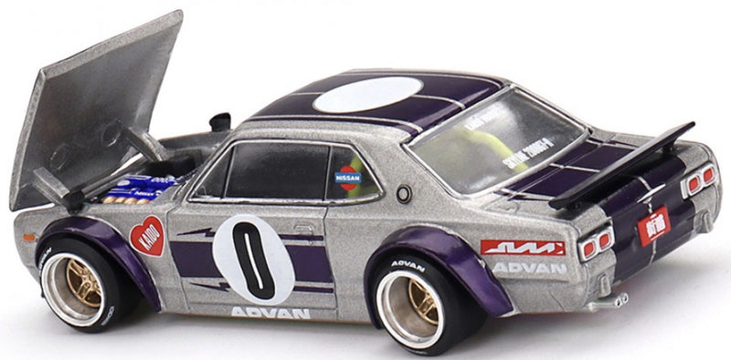 Chargez l&#39;image dans la visionneuse de la galerie, Nissan SKYLINE GT-R (KPGC10) KAIDO WORKS V1 1969 Kaido*House MINI GT 1:64

