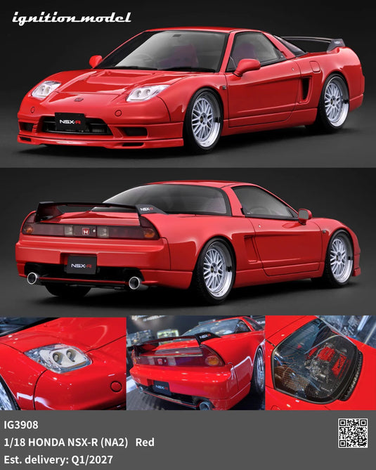 HONDA NSX-R (NA2) RED IGNITION MODEL 1:18