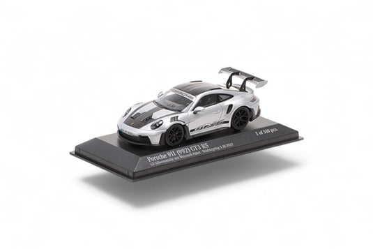 Porsche 911 (992) GT3 RS 2023 GRIJS ‼️BEPERKTE EDITIE 510 stuks‼️ MINICHAMPS 1:43