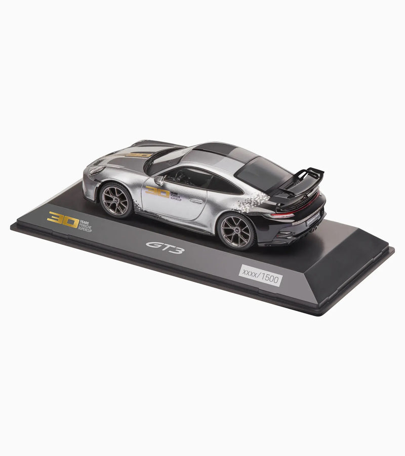 Load image into Gallery viewer, Porsche 911 GT3 30Y Supercup (Black/Grey/Gold) - LIMITED EDITION 1385/1500 pieces - PORSCHE DEALERMODEL 1:43

