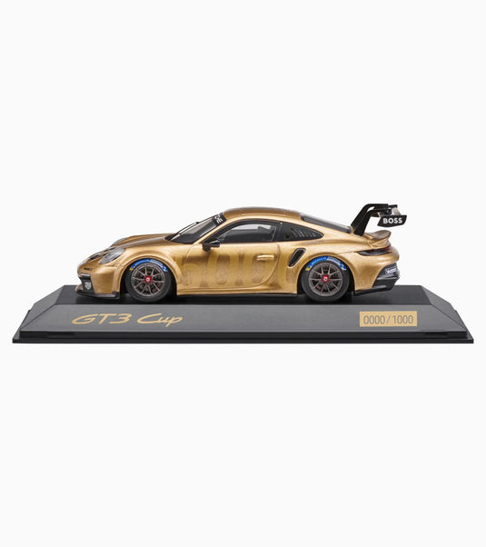 Porsche 911 GT3 CUP (992) 5000 Black/Gold - LIMITED EDITION 504/1000 pieces - PORSCHE DEALERMODEL 1:43