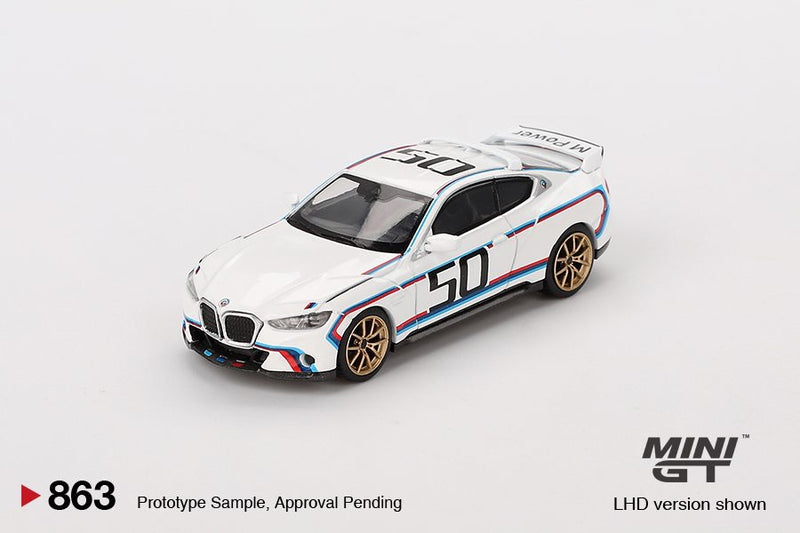 Load image into Gallery viewer, Bmw M4 (G82) 3.0 CSL WHITE 2023 (LHD) MINI GT 1:64
