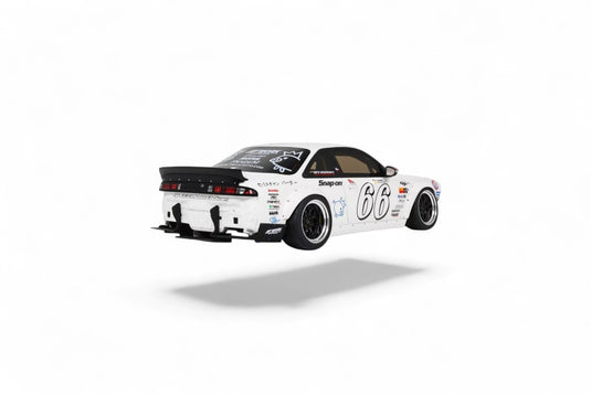Nissan SILVIA S14 BOSS ROCKET BUNNY WHITE 2024 OTTOmobile 1:18