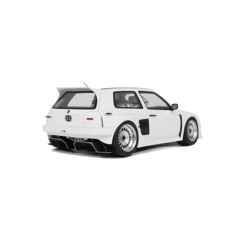 Chargez l&#39;image dans la visionneuse de la galerie, Volkswagen GOLF III KHYZYL SALEEM BLANC 2024 OTTOmobile 1:18
