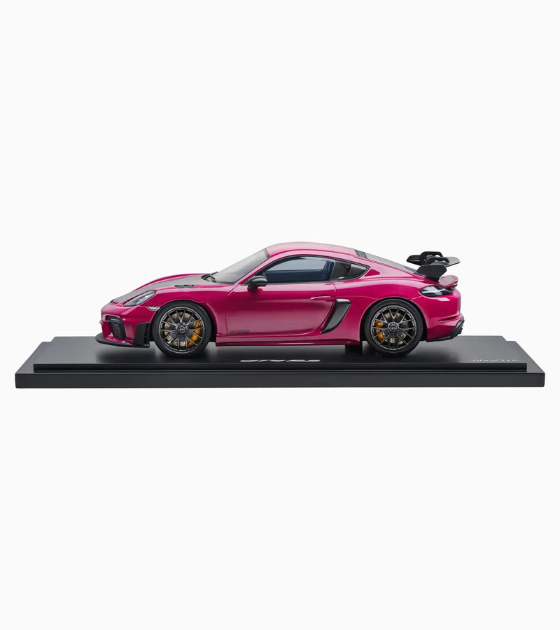 Load image into Gallery viewer, Porsche 718 CAYMAN GT4 RS (982) Purple with Case - LIMITED EDITION 661/718 pieces - PORSCHE DEALERMODEL 1:18
