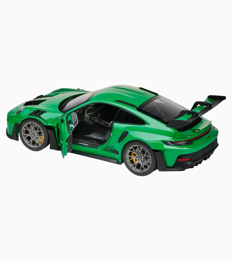 Chargez l'image dans la visionneuse de la galerie, Porsche 911 GT3 RS (992) Vert - LIMITED EDITION - PORSCHE DEALERMODEL 1:18
