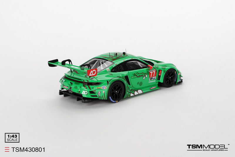 Load image into Gallery viewer, Porsche 911 (992) GT3 R #77 GTD PRO AO RACING DAYTONA 24 HRS 2ND PLACE 2024 TSM Model 1:43
