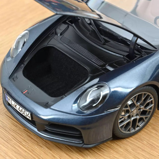 PORSCHE 911 CARRERA CABRIOLET 2025 BLEU NOREV 1:18