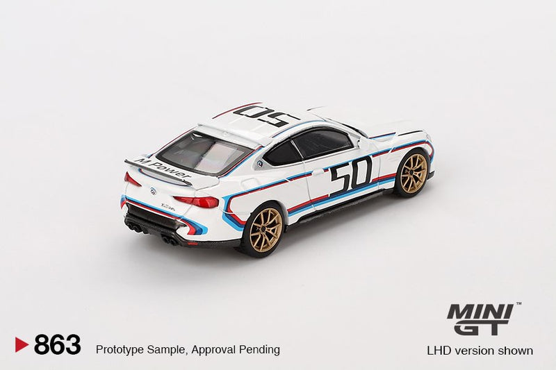 Load image into Gallery viewer, Bmw M4 (G82) 3.0 CSL WHITE 2023 (LHD) MINI GT 1:64

