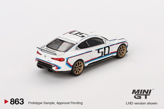 Bmw M4 (G82) 3.0 CSL WHITE 2023 (LHD) MINI GT 1:64